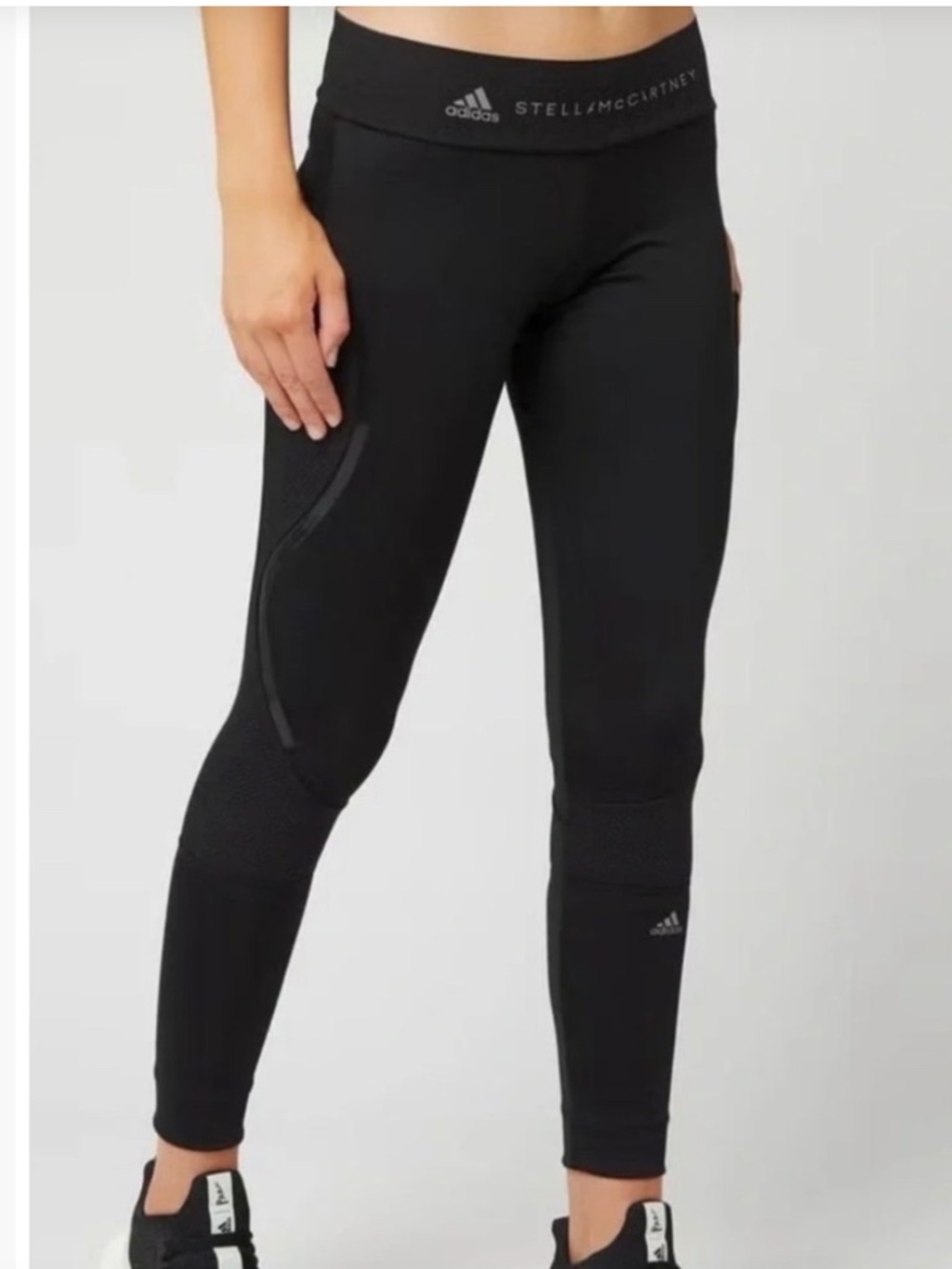 Adidas by Stella McCartney Climacool Performance Tights Cropped Leggings Black
